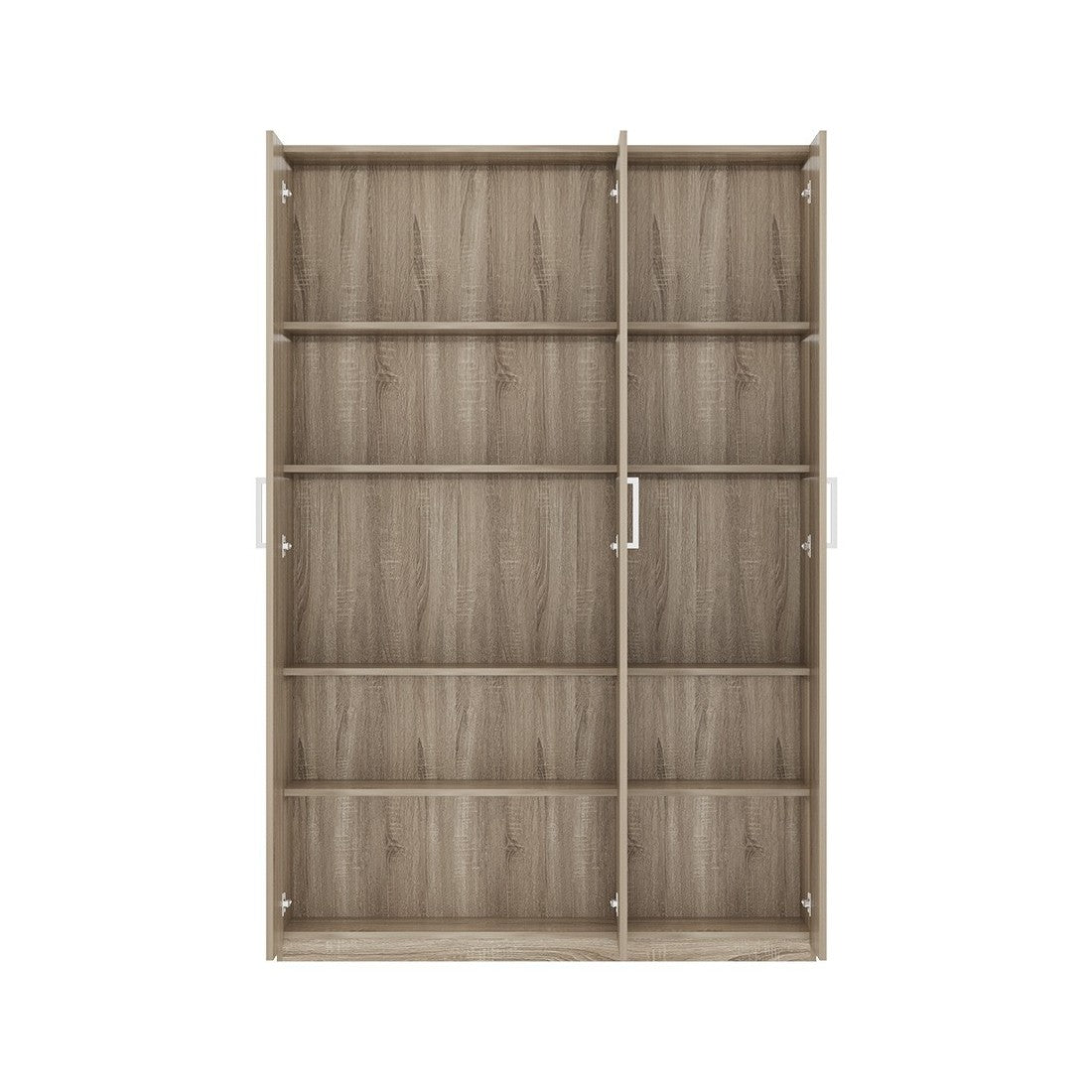 Armadio contenitore, collezione TOM, 3 porte in rovere sonoma