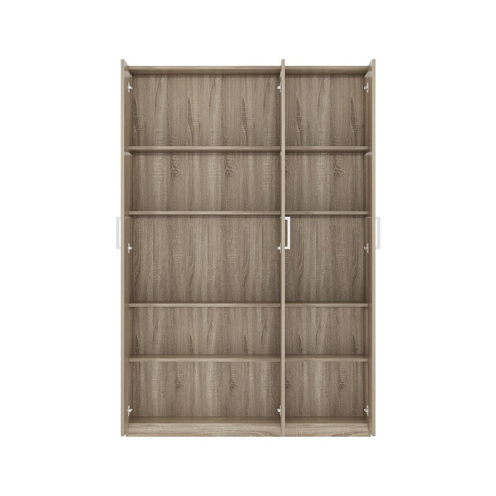 Armadio contenitore, collezione TOM, 3 porte in rovere sonoma