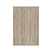 Armadio contenitore, collezione TOM, 3 porte in rovere sonoma