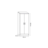 Armadio REY da 80cm, ideale per il tuo ingresso, la tua lavanderia o il tuo bagno.