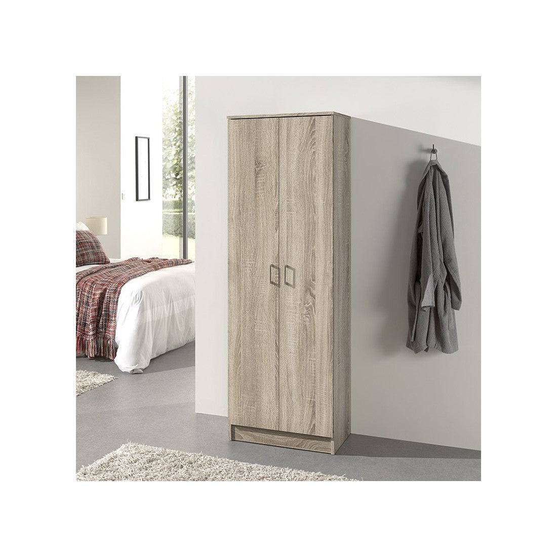 Armadio REY da 80cm, ideale per il tuo ingresso, la tua lavanderia o il tuo bagno.