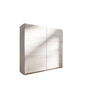 Armadio, guardaroba 200 cm 2 porte scorrevoli - rovere sonoma - Collezione ARSALA