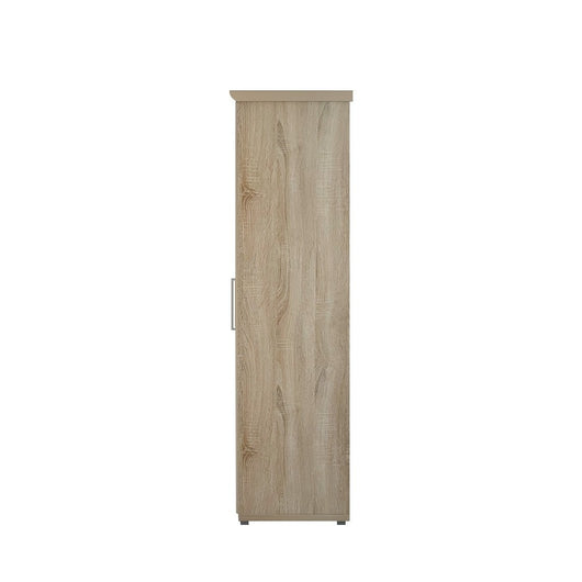 Armadio, guardaroba, collezione TOM, 4 porte 160 cm, armadio a muro integrato in rovere sonoma