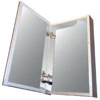 Armadietto a specchio da bagno con luce LED 61x3 8x12 cm