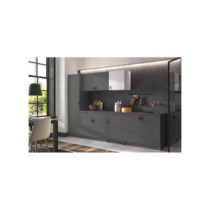 Armadio a muro collezione GOURMET, design bianco. Altezza 53cm.
