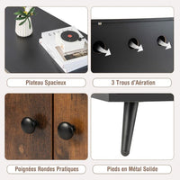 Mobili moderni per lettiera per gatti, armadietto a doppia anta, scaffale aperto per gatti, armadietto per toilette per gatti 20_0007263