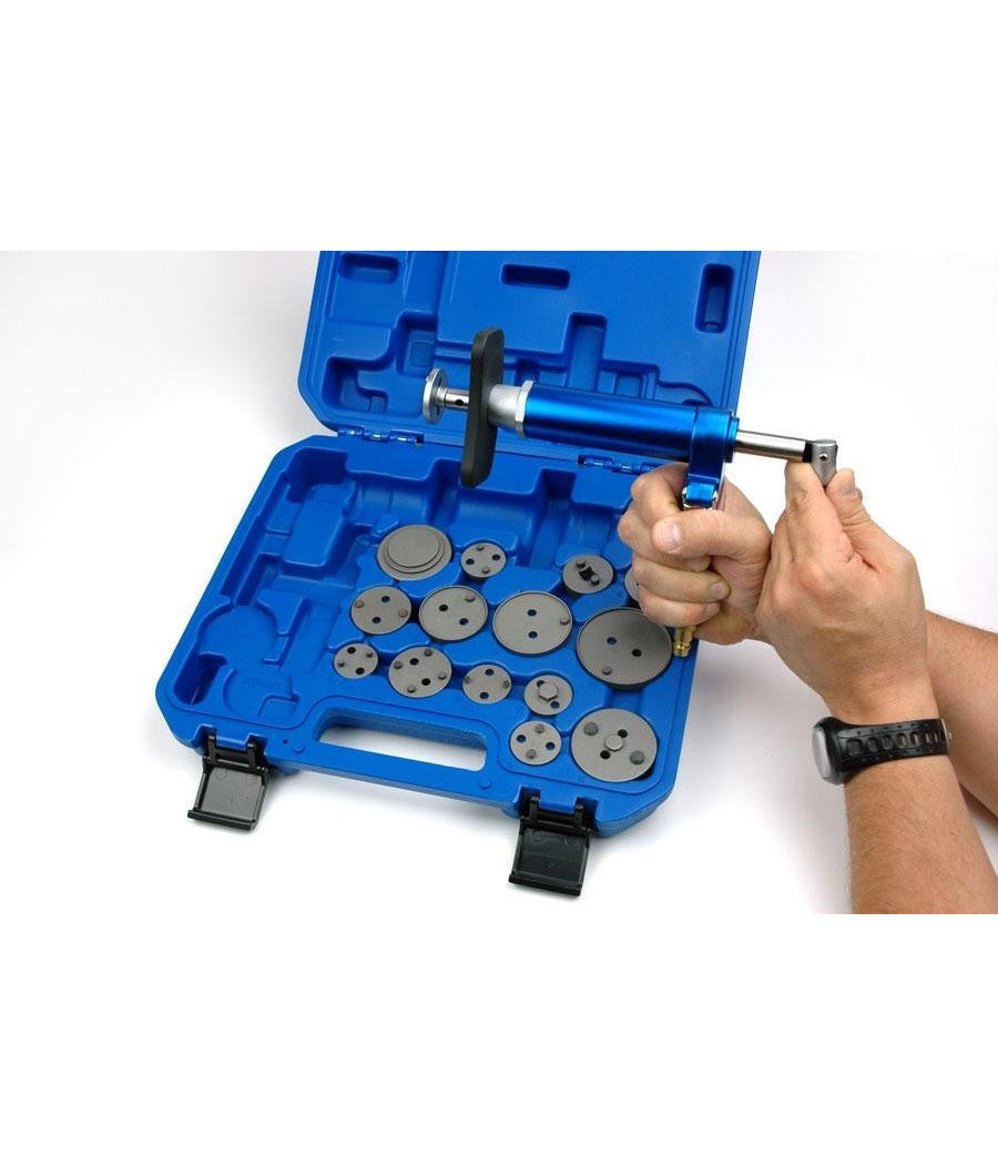 Arretratore Per Pistoncini Freni A Disco Pneumatico 16 Pezzi Smontaggio Freni         