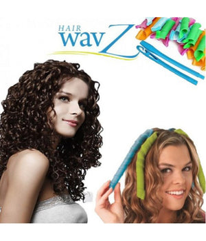 Arriccia Capelli Donna Mossi Crea Boccoli Bigodini Ricci Acconciatura Hair Wavz         