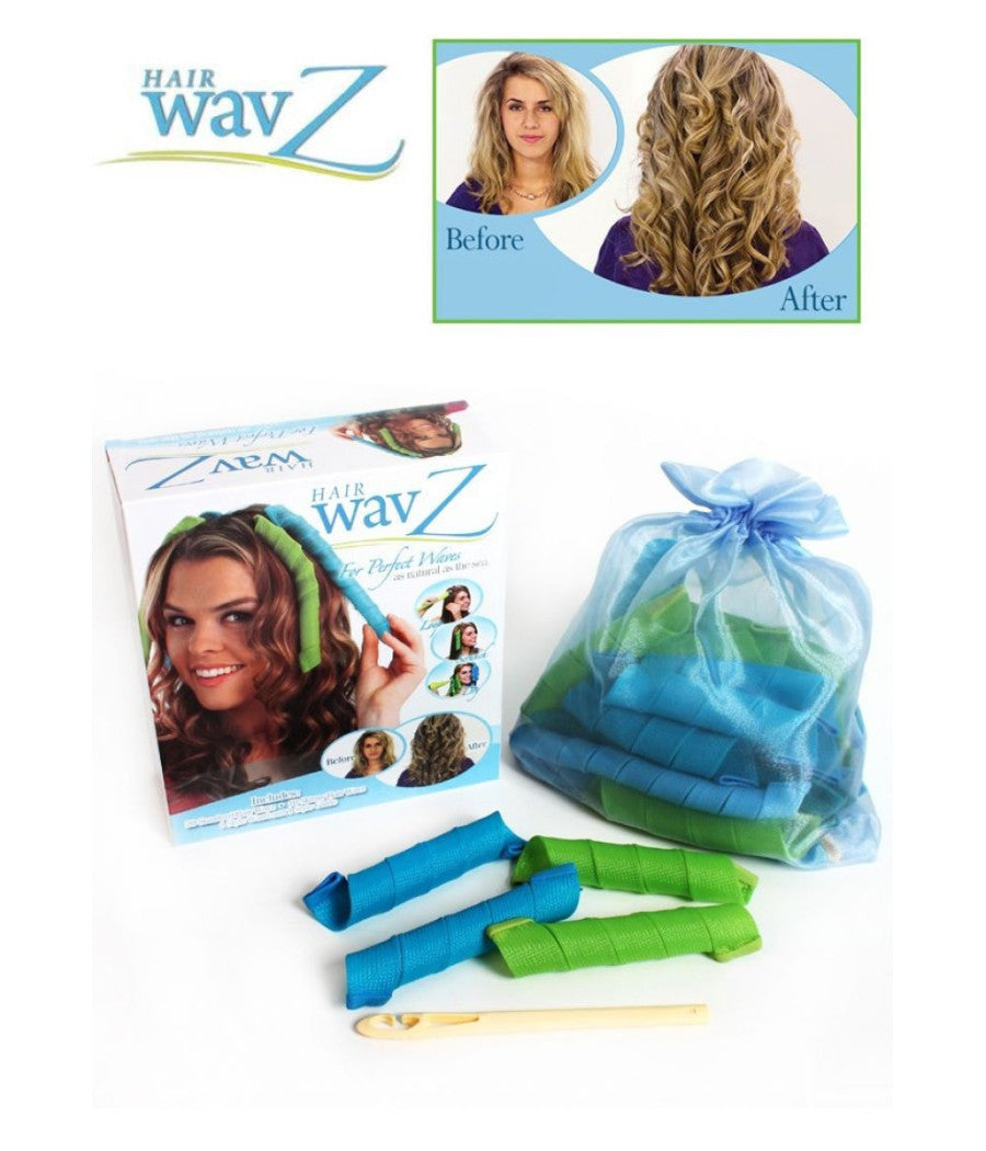 Arriccia Capelli Donna Mossi Crea Boccoli Bigodini Ricci Acconciatura Hair Wavz         