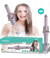 Arricciacapelli Conico Automatico Spazzola Rotante Ricci Onde Boccoli 45w Tx-8066         