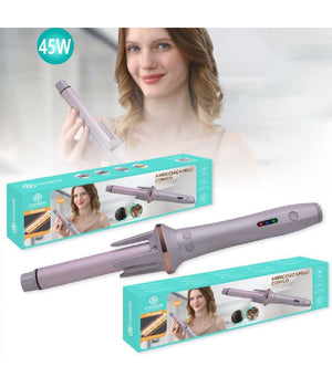 Arricciacapelli Conico Automatico Spazzola Rotante Ricci Onde Boccoli 45w Tx-8066         