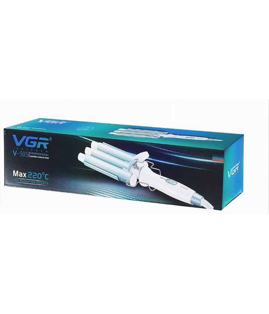 Arricciacapelli Elettrico Professionale A 3 Cilindri 22mm Styling Max 220°c V-595         