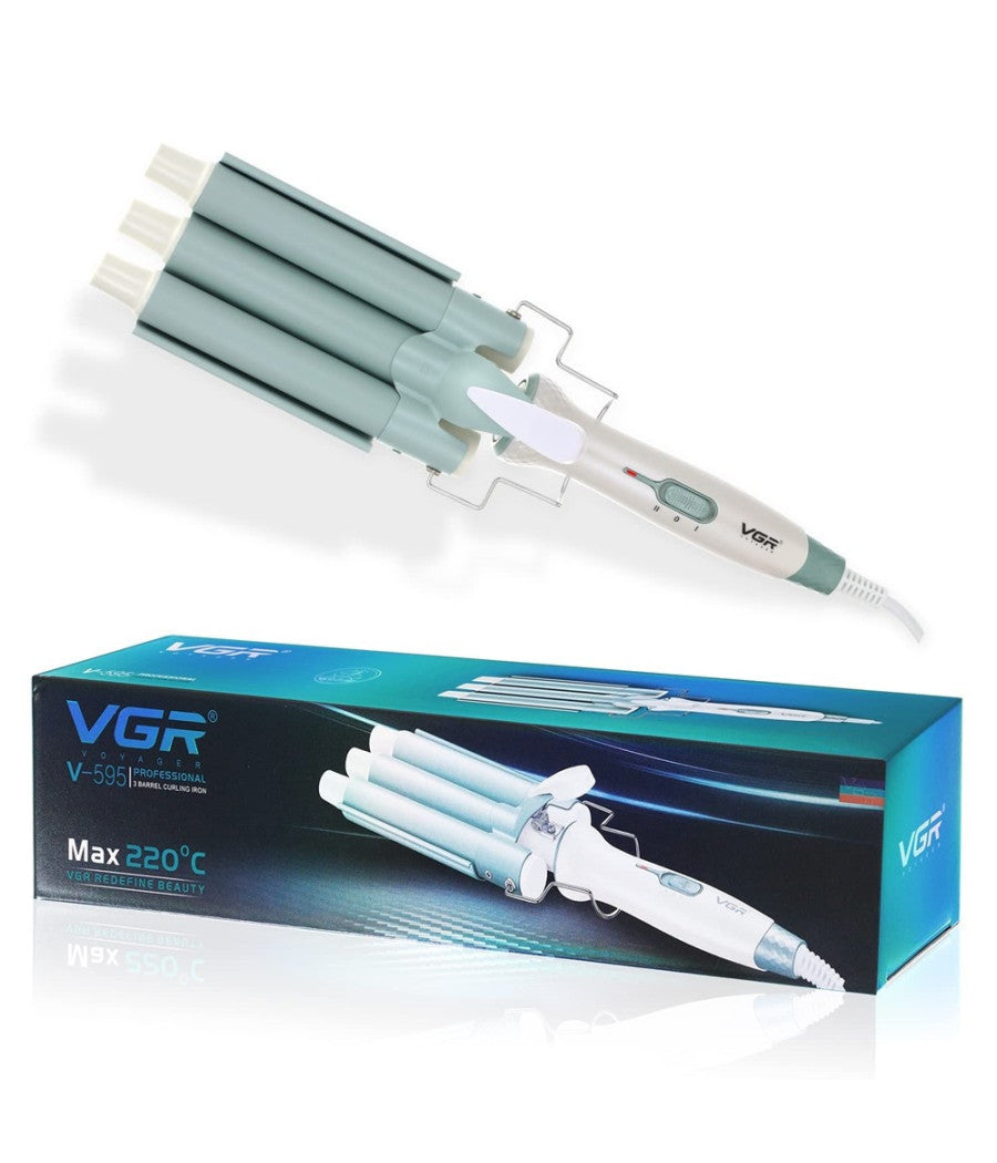 Arricciacapelli Elettrico Professionale A 3 Cilindri 22mm Styling Max 220°c V-595         