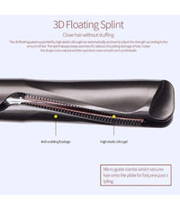 Arricciacapelli Piastra Spirale Riscaldamento A Pannelli 2in1 Concavo Display Lcd         