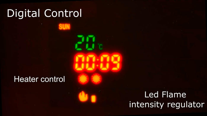 Mobili da soggiorno, camino elettrico a 5 livelli di fiamme, Bianco Opaco e Laccato Bianco Chiaro, 290x45x170cm  RF3663