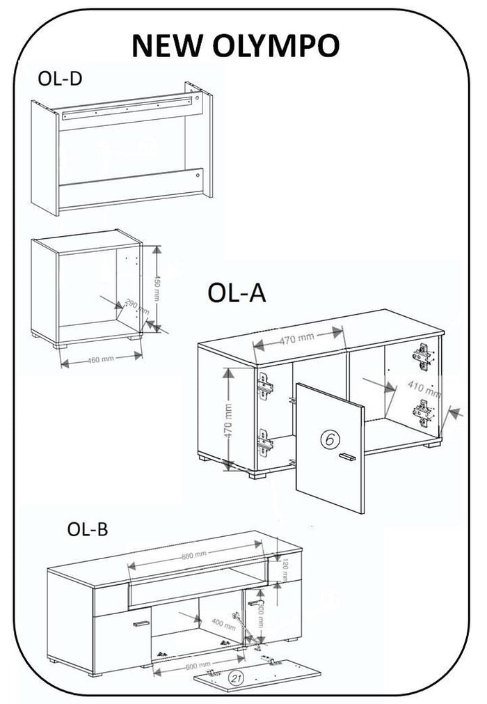 Mobili da soggiorno, camino elettrico a 5 livelli di fiamme, Bianco Opaco e Laccato Bianco Chiaro, 290x45x170cm  RF3663