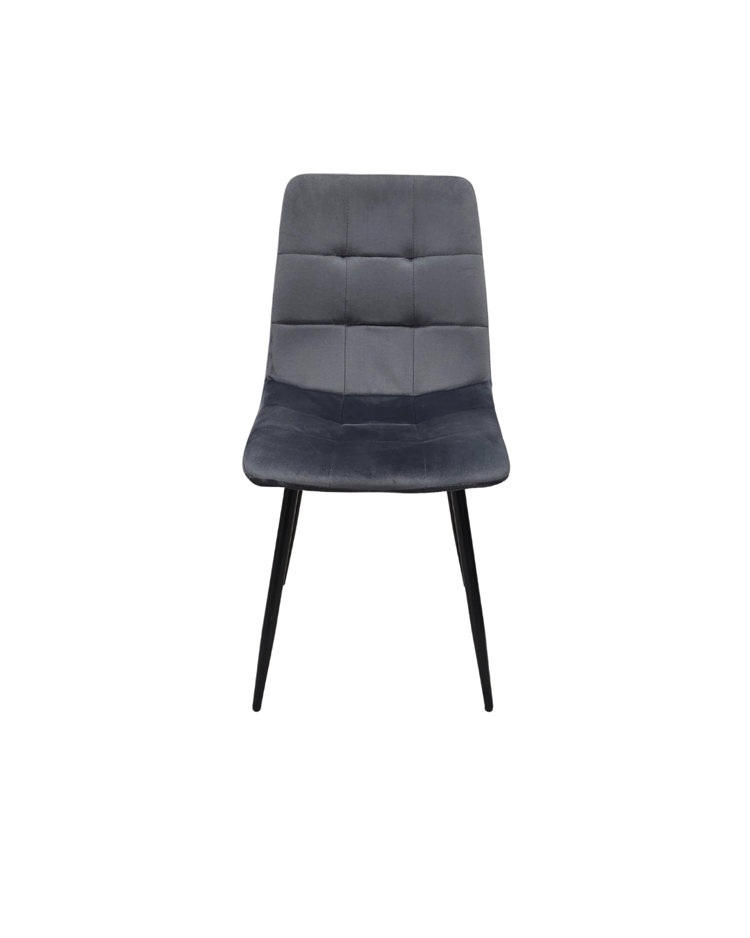 Pack di 4 sedie da pranzo, Sedia imbottita in velluto, Struttura in metallo, Comodo schienale e base imbottiti. RF2012