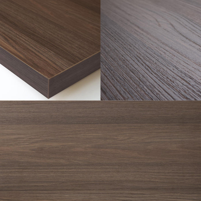 Tavolo da Pranzo, 140x90x74 cm, Per 6 persone, Tavolo Cucina, Rovere scuro