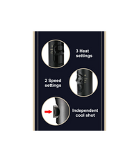 Asciuga Capelli Ricci Lisci Phon Professionale Parrucchieri 2200w Diffusore V453         