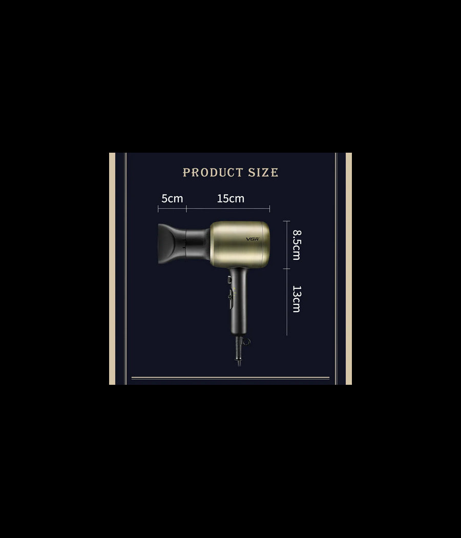 Asciuga Capelli Ricci Lisci Phon Professionale Parrucchieri 2200w Diffusore V453         