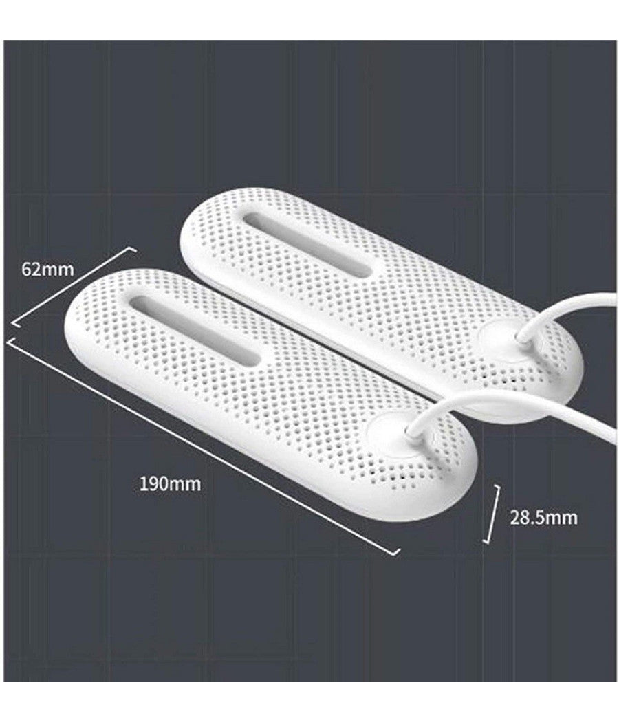 Asciuga Scarpe Asciugatura Portatile Usb Solette Riscaldabili Calzini Scarponi         