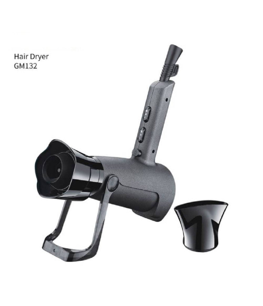 Asciugacapelli 2000 Watt Gm-132 Professionale 3 Velocità  Con Ugello Rotante Phon         