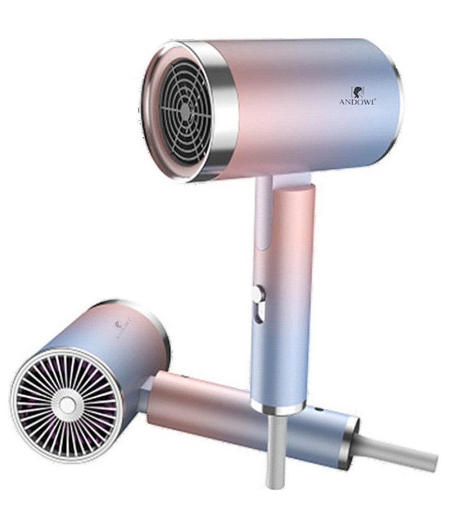 Asciugacapelli Floreale Phon Professionale 2000 Watt Da Viaggio Compatto Q-m663         