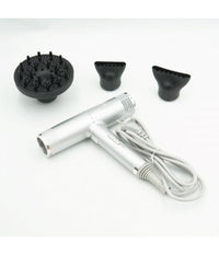 Asciugacapelli Phon Con Tecnologia Ionica 2200watt Con 3 Ugelli Diffusori Q-m620         