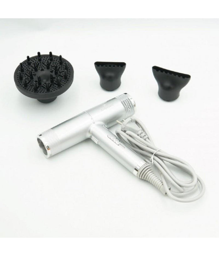 Asciugacapelli Phon Con Tecnologia Ionica 2200watt Con 3 Ugelli Diffusori Q-m620         