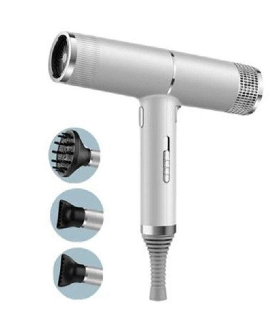 Asciugacapelli Phon Con Tecnologia Ionica 2200watt Con 3 Ugelli Diffusori Q-m620         