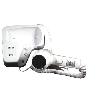 Asciugacapelli Phon Da Parete A Muro Albergo Hotel Per Bagno Alberghi Spogliatoi         