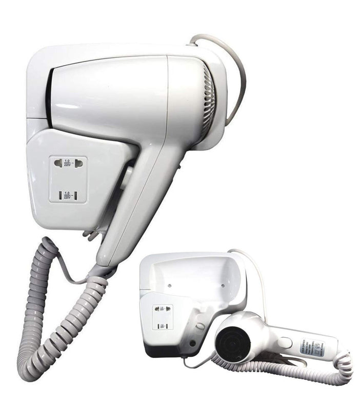 Asciugacapelli Phon Da Parete A Muro Albergo Hotel Per Bagno Alberghi Spogliatoi         