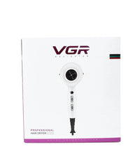 Asciugacapelli Phon Elettrico Professionale Ad Alta Potenza 2200w 2 Ugelli V-413         