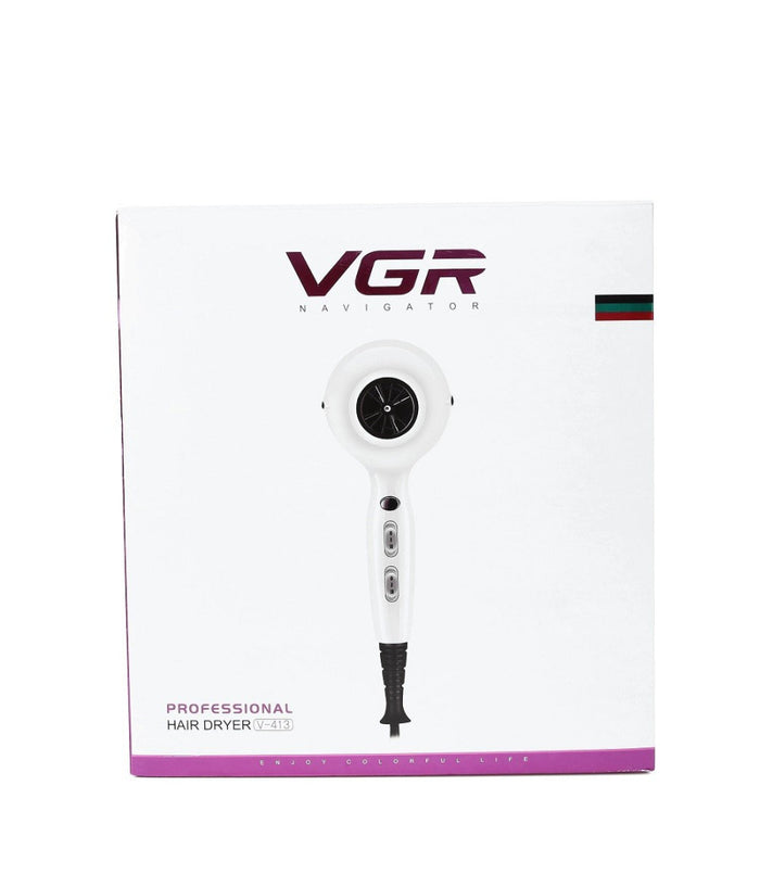 Asciugacapelli Phon Elettrico Professionale Ad Alta Potenza 2200w 2 Ugelli V-413         