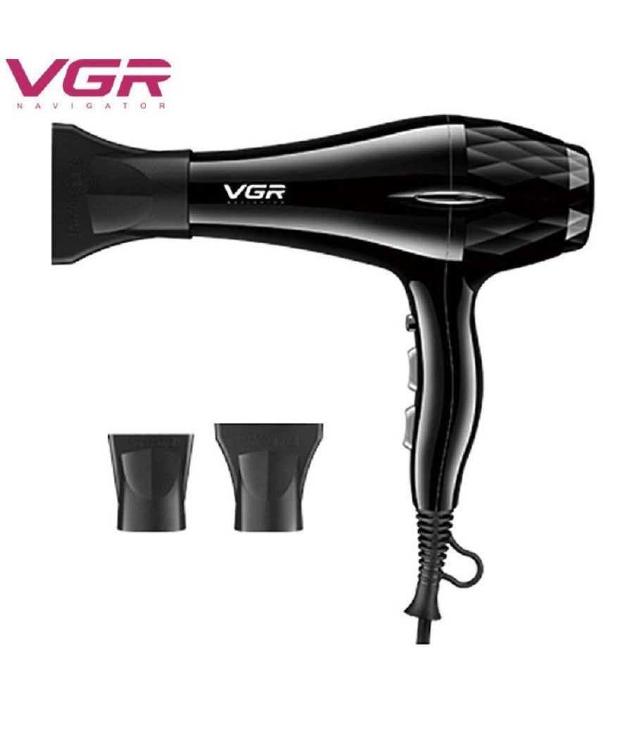 Asciugacapelli Phon Elettrico Professionale Ad Alta Potenza 2200w 2 Ugelli V-413         