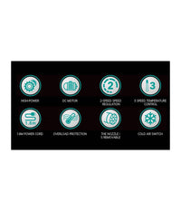 Asciugacapelli Phon Professional 2200w Asciuga Capelli Doppia Funzione Velocità          