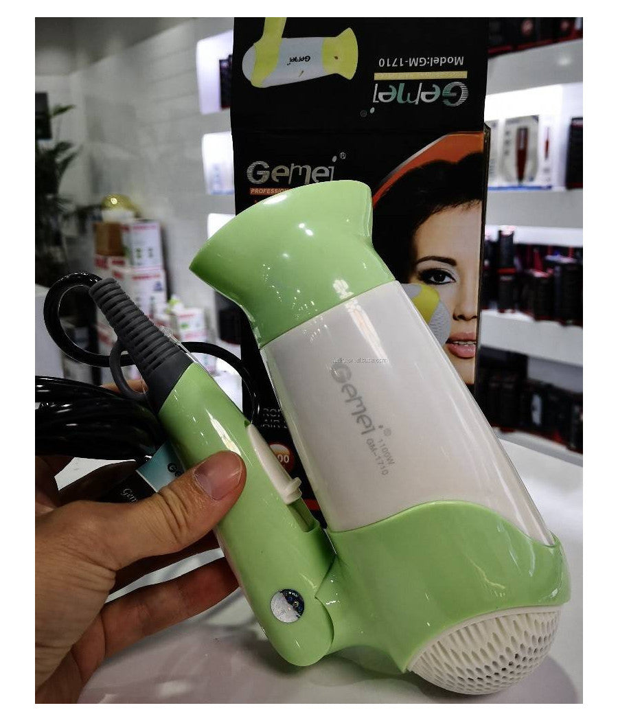 Asciugacapelli Phon Professionale 2 Velocità  1100 Watt Anello Aggancio Gm-1710         