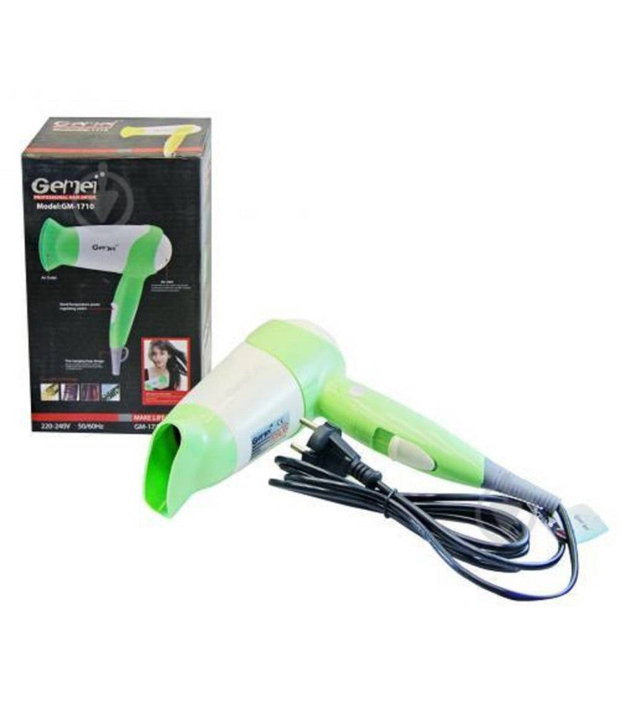 Asciugacapelli Phon Professionale 2 Velocità  1100 Watt Anello Aggancio Gm-1710         