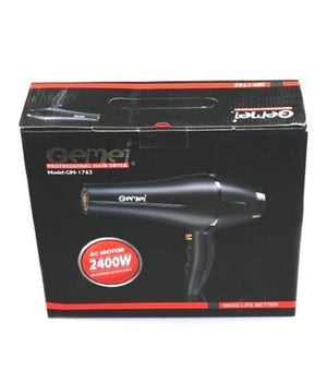 Asciugacapelli Phon Professionale 2400w 2 Velocità  3 Modalità  Di Calore Gm-1763         