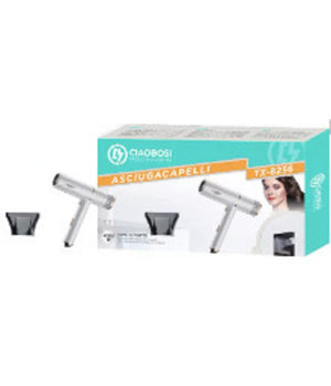 Asciugacapelli Phon Professionale 4000w Ione Negativo Luce Blu Pieghevole Tx-8256         