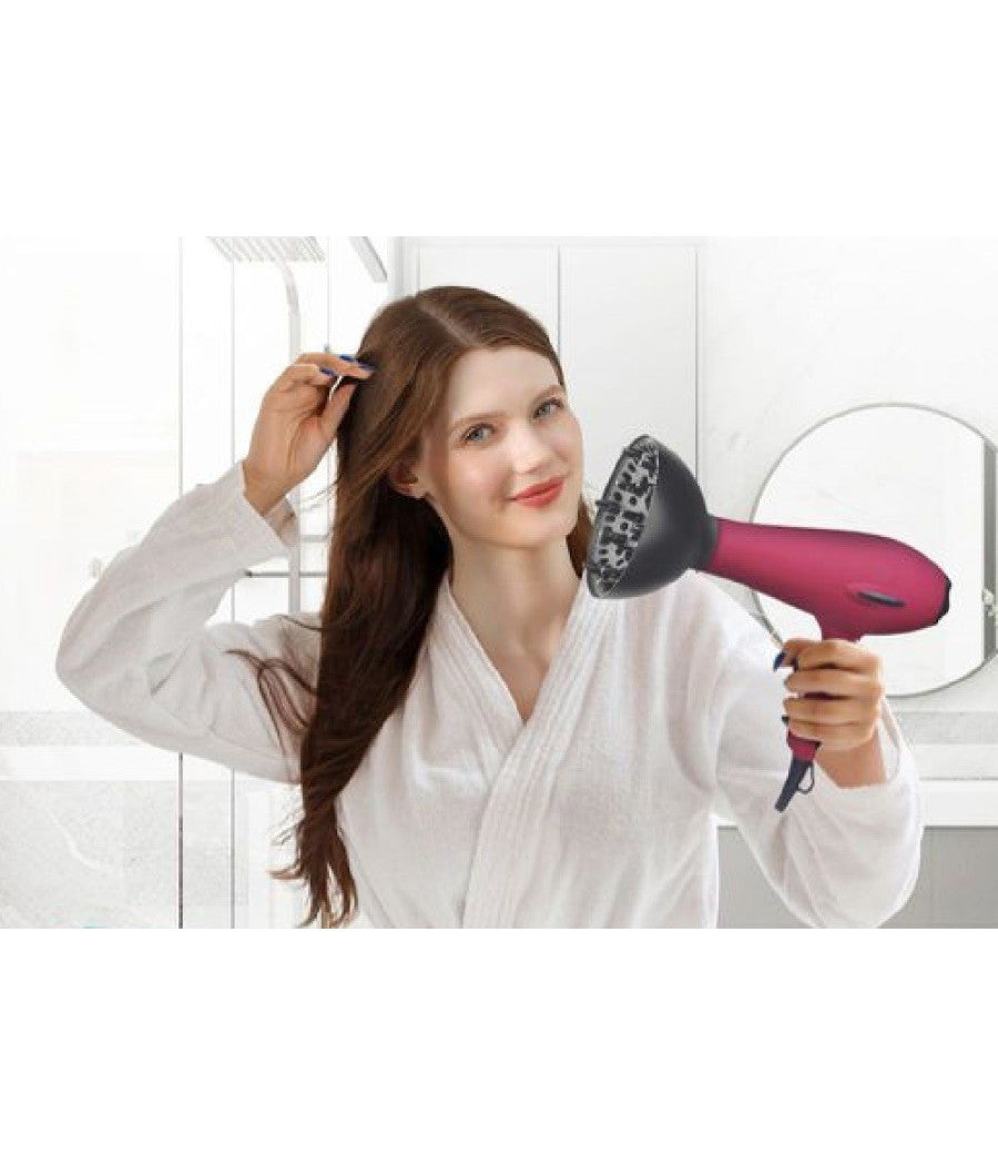 Asciugacapelli Phon Professionale 4800w 2 Velocita' Beccucci Diffusore Tx-8080         