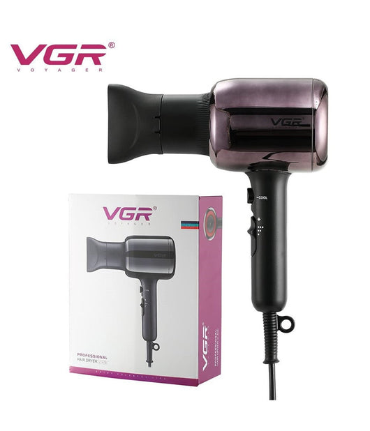 Asciugacapelli Phon Professionale A Ioni Negativi 2 Velocita' Salone 2000w V-418         