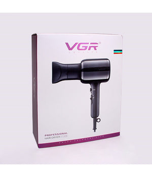 Asciugacapelli Phon Professionale A Ioni Negativi 2 Velocita' Salone 2000w V-418         