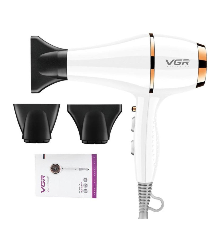 Asciugacapelli Phon Professionale Ionico 2200 W Parrucchiere Barbiere Vgr V-414         