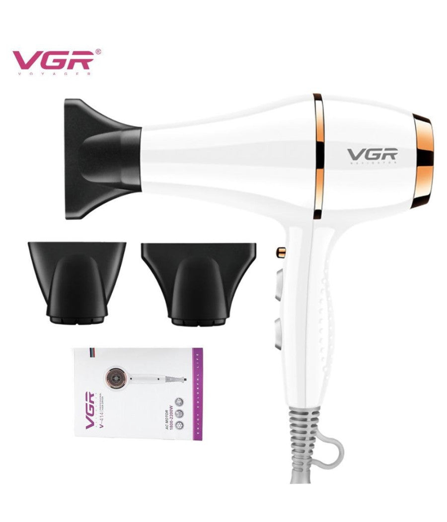 Asciugacapelli Phon Professionale Ionico 2200 W Parrucchiere Barbiere Vgr V-414         