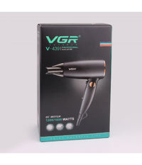 Asciugacapelli Phon Professionale Pieghevole Portatile 1600 W 2 Velocità  V-439         