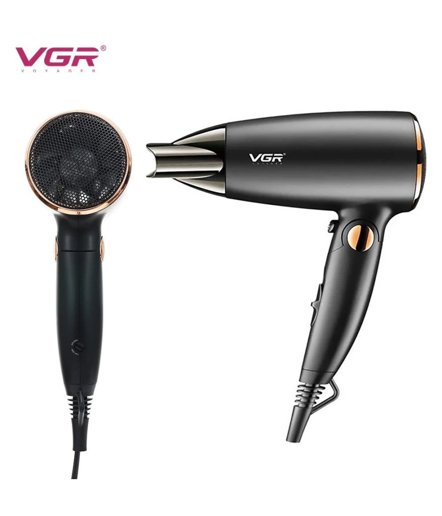 Asciugacapelli Phon Professionale Pieghevole Portatile 1600 W 2 Velocità  V-439         