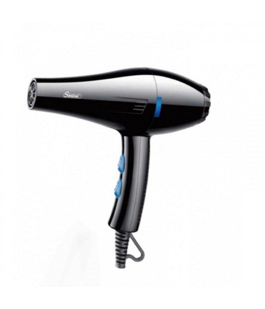 Asciugacapelli Phon Professionale Q-f661 2200 Watt Portatile Con Ioni Negativi         