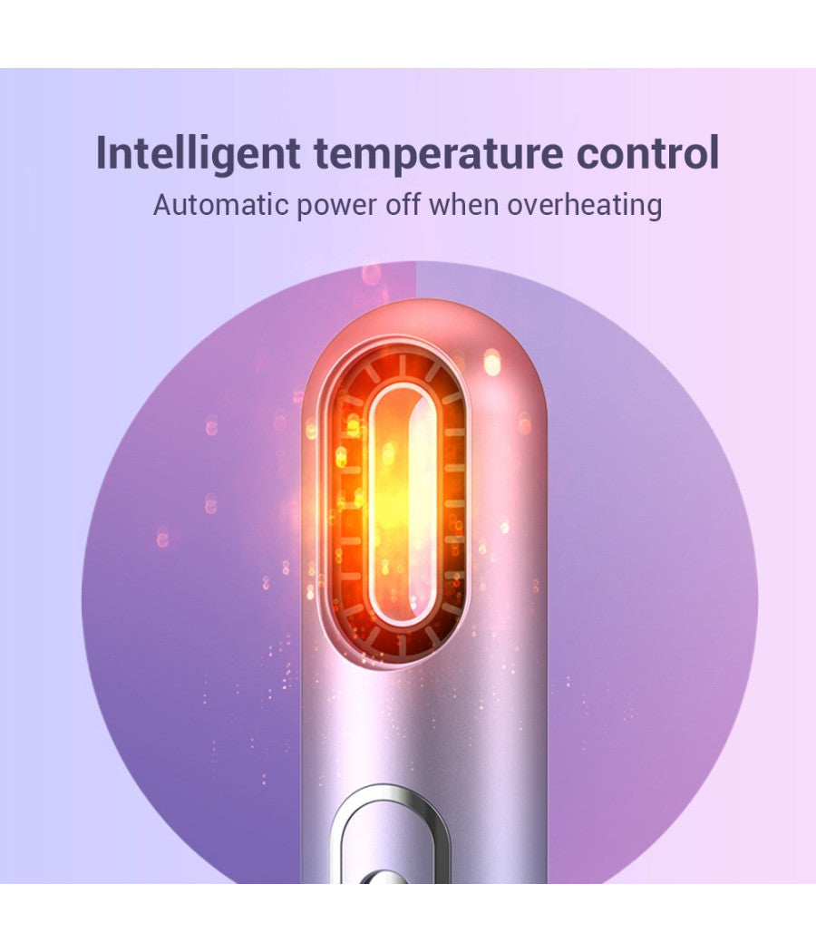 Asciugacapelli Hair Styler Phono Asciugatura Rapida Portatile Con Accessori         