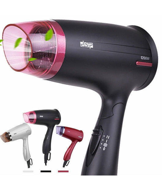 Asciugacapelli Phono Da Viaggio Sport Pieghevole 1200 Watt 3 Velocita' F-30031         